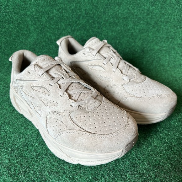 NEW Hoka Men\'s Size 11 Clifton L Suede Sneakers Shoes Sand 1122571‎ SSDD main image 4